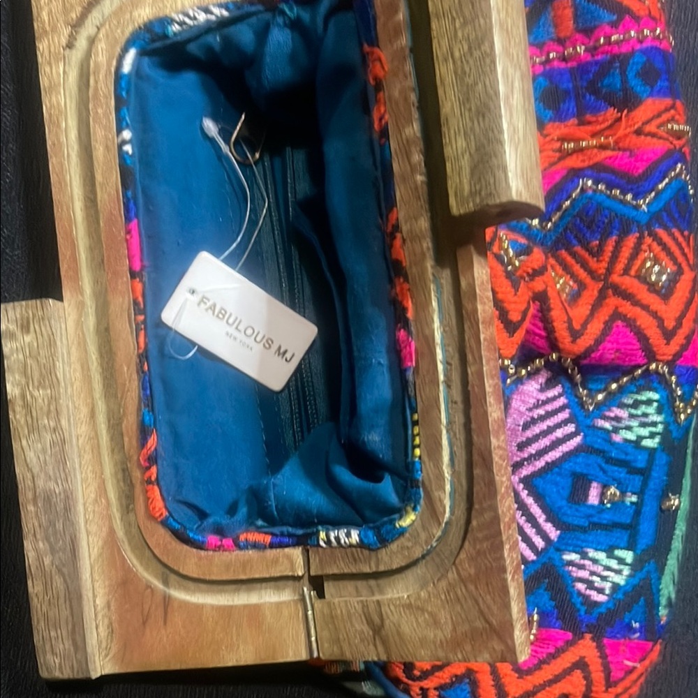 Colorful Patterned Clutch Bag - Picture 16 of 17